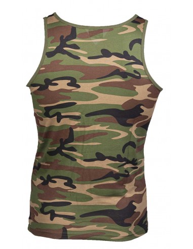 ARMY CAMO TANK TOP WOODLAND