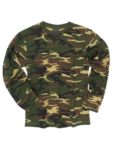 ARMY CAMO LONGSLEEVE SHIRT WOODLAND