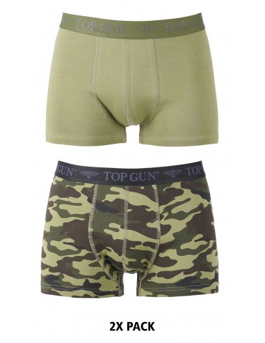 MALE BOXER SHORTS TOP GUN CAMO & OLIVE