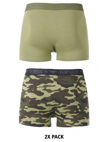 MALE BOXER SHORTS TOP GUN CAMO & OLIVE