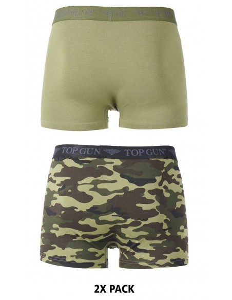 MALE BOXER SHORTS TOP GUN CAMO & OLIVE