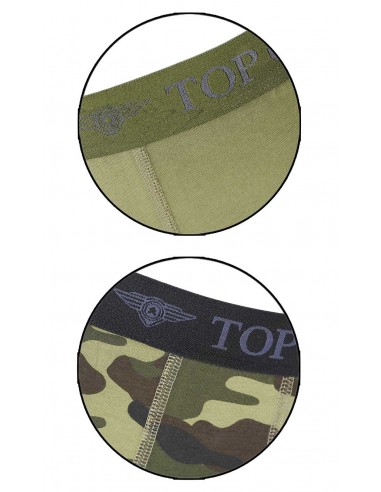 MALE BOXER SHORTS TOP GUN CAMO & OLIVE