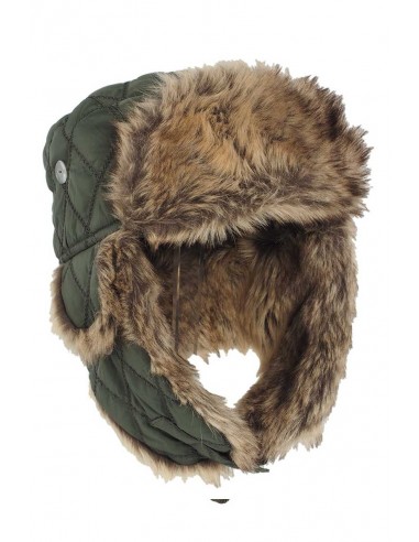 OD WINTER CAP WITH FAUX-FUR
