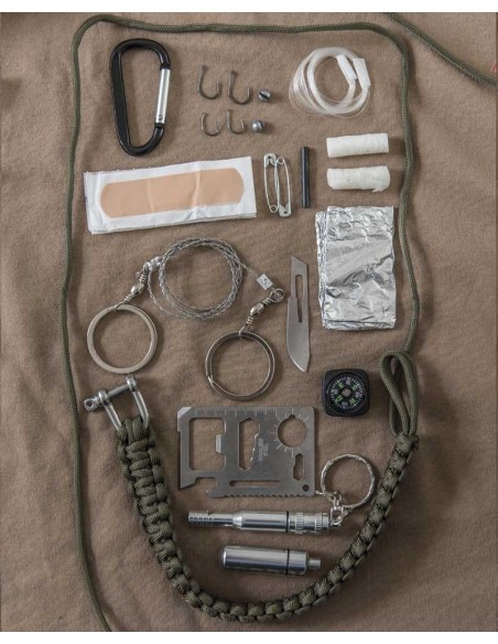 KOMPLET PREŽIVETJA PARACORD