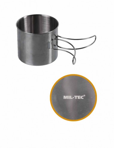 STAINLESS STEEL MUG 600ML (WIRE HANDLE)