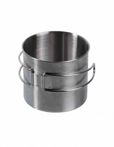 STAINLESS STEEL MUG 600ML (WIRE HANDLE)