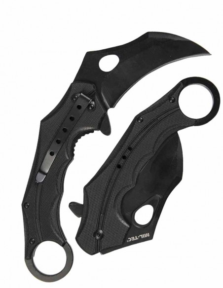 BLACK ONE-HAND KNIFE ′KARAMBIT′