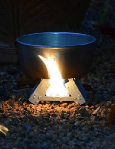 NATO MEDIUM FOLDING STOVE W.FUEL TABLETS