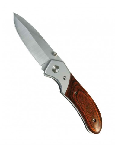 ONE-HAND KNIFE WITH WOODEN GRIP