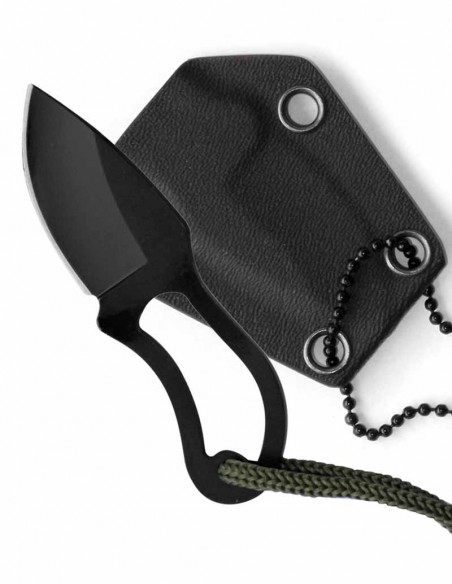NECK KNIFE WITH CHAIN 9 CM