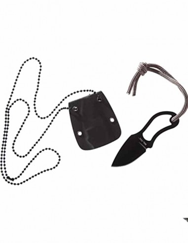 NECK KNIFE WITH CHAIN 9 CM