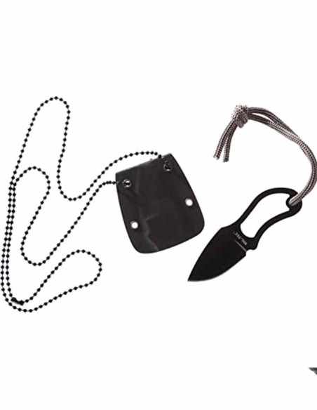 NECK KNIFE WITH CHAIN 9 CM