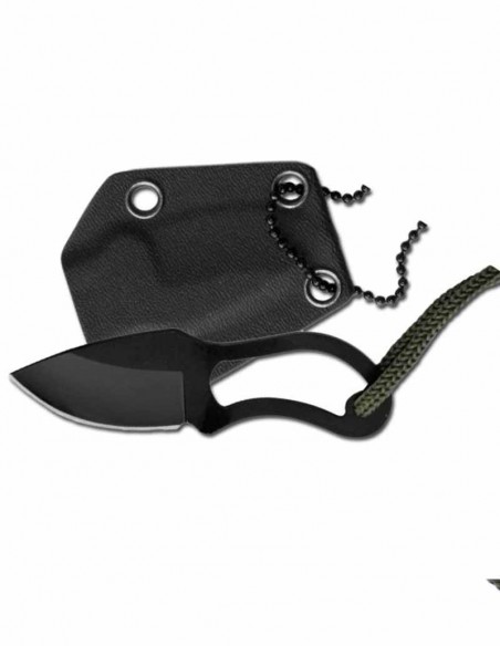 NECK KNIFE WITH CHAIN 9 CM