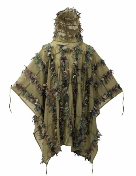 LEAF GHILLIE PONCHO - US woodland