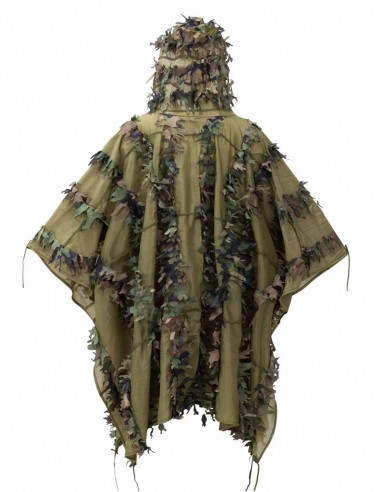LEAF GHILLIE PONCHO - US woodland