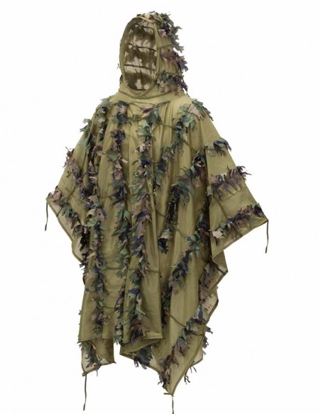 LEAF GHILLIE PONCHO - US woodland