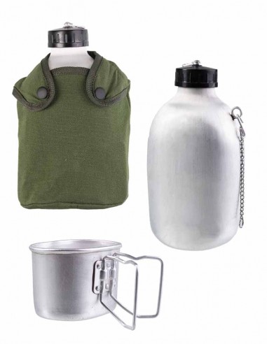 FRENCH 1,3LTR CANTEEN W.CUP AND COVER