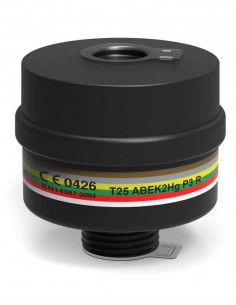 Gas Mask Filter T25 40mm Thread